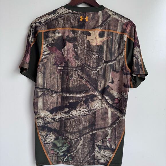 Under Armour UA Camo Hunting Compression Short Sleeve Shirt Breakup infinity - Picture 2 of 9
